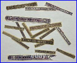 Large Lot Of Us Narcotics Tax Stamps