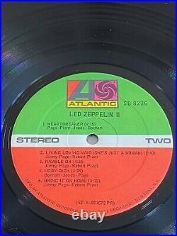 Led Zeppelin II 1969 Atlantic Robert Ludwig Rl Stamps Exc