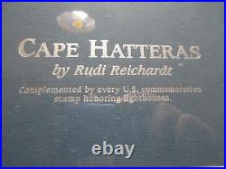Light House Stamps And Framed Print, Cape Hatteras By Reichardt, Day-02263