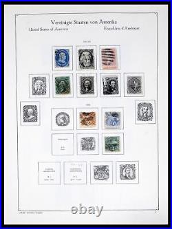 Lot 37132 Stamp collection USA 1851-1990