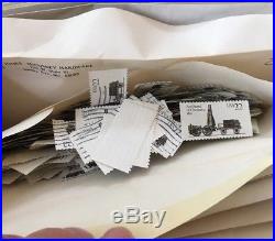 Lot Approx 100,000 BULK Used CANCELLED US STAMP Soaked Off and Pressed