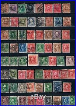 Lot Of 1400+ US 1880's-1950's Used Stamp Collection