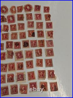 Lot Of 96 ct United States George Washington 2 Cent Red Vintage Stamps History