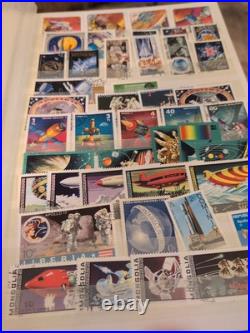 Lovely United States And Worldwide Stamp Collectiom In Perfect Album. Look /See