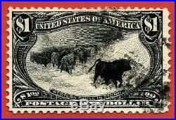 Mag999 1898 Scott#292 used $1 Western Cattle cv$700
