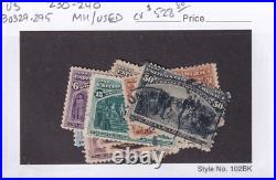 Matt's Stamps Scott #230-240 Columbian Exposition Issues Of 1893, Used Cv$528.80 Matt's Stamps Scott #230-240 Columbian Exposition Issues Of 1893, Used Cv$528.80