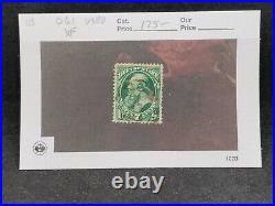Matt's Stamps Us Scott #o61, 7-cent State Dept Official Stamp, Used, Xf, Cv$175