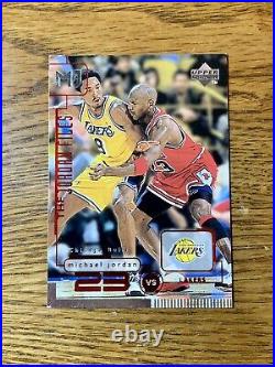 Michael Jordan Kobe Bryant 1998-99 Upper Deck The Jordan Files #147 SSP Rare