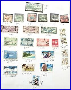 Mint no gum 65c Graf Zeppelin stamp other air mail stamps