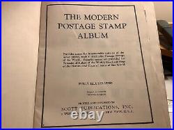 Modern Postage Stamp Album Jan 1948, c 1500 Stamps Unchecked And Unvalued