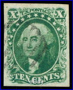 Momen US Stamps #14 Used XF PF Cert