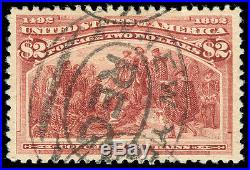 Momen US Stamps #242 Used PSE Cert SUPERB