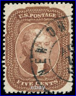 Momen US Stamps #29 Used VF/XF+ Weiss Cert LOT #87656