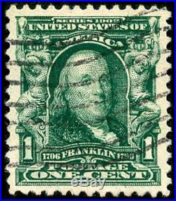 Momen US Stamps #300 Used PSE Graded XF-SUP 95