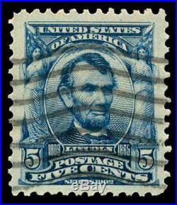 Momen US Stamps #304 Used PSE Graded XF-SUP 95J