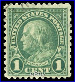 Momen US Stamps #578 Used XF PF cert