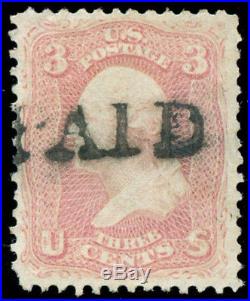 Momen US Stamps #64 Used PF Cert VF+