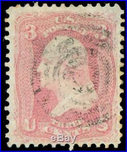 Momen US Stamps #64 Used Pink Cat. $1,000