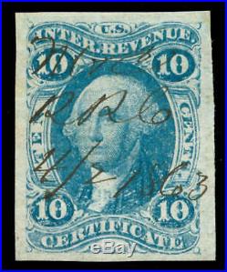 Momen US Stamps #R33a Revenue Used Manuscript