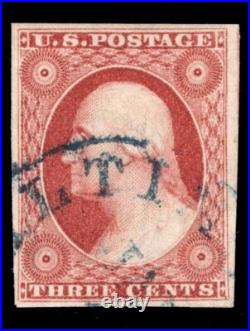 Momen Us Stamps #11a Imperf Used Xf+ Lot #93365