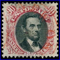Momen Us Stamps #122 Used Red Cds Cancel
