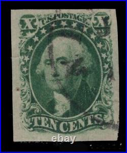 Momen Us Stamps #15 Imperf Used Vf/xf+ Lot #84876