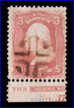 Momen Us Stamps #65 Plate Single Used Vf Ex. Wade Saadi Lot #93866 Momen Us Stamps #65 Plate Single Used Vf Ex. Wade Saadi Lot #93866