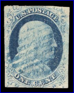 Momen Us Stamps #9 Imperf Used Lot #76773