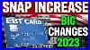 New Snap 2023 Benefit Changes Food Stamps Update Ebt Benefits Alert Credit Viral