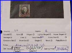 NobleSpirit (TH2) Exciting US No. 2 F-VFU with Orange Red Cancel =$875 CV