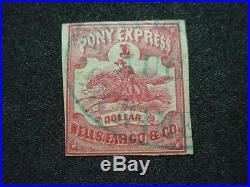 NobleSpirit (US1) US Local 143L3 PONY EXPRESS Used =$900 CV with Certificate