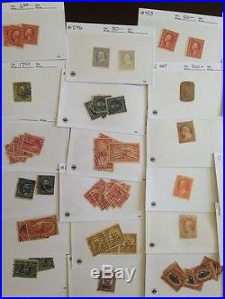 OLD US Stamp Stock HIGH VALUE Early US Lots $1,000+ CV Includes Mint/Unused