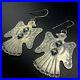 Old Style NAVAJO Hand Stamped Sterling Silver THUNDERBIRD EARRINGS Pierced