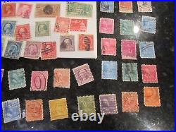 Old U. S. Stamps Loose Large Lot Great Resale Bba-23d