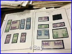 Old US/WW Stamp Collection On Pages + Albums! Estate Sale Find! Must See
