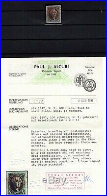 P119486/ United States Y&t # 2 Used Certificate Alcuri 1750 E