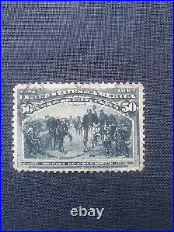 PRICE DROP! 11x US 1893 Columbian Exposition stamps inc. Scott #240. 1c-50c