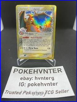 Pokemon Charizard 4/100 EX Crystal Guardians Stamped Reverse Holofoil Rare LP/NM