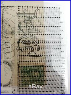 Post stamps 1 Cent Benjamin Franklin Rare Perforations Collectible Vintage
