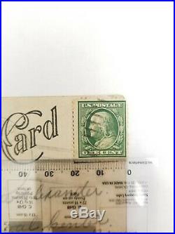 Post stamps 1 Cent Benjamin Franklin Rare Perforations Collectible Vintage