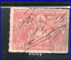 Puerto Rico Excise Tax Bob United States Stamps Used Lot 596a