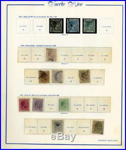 Puerto Rico Stamps mint/used many Scarce on specialty pages