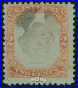 #R151a INVERTED CENTER ERROR UNUSED CV $500.00 (AS USED) BR36