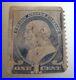 RARE U. S. A Scott #212 1887 1¢ Ultramarine Franklin imperf Stamp