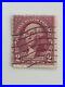 RARE US George Washington Red 2 Cent Stamp Used