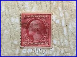 RARE Washington 2 cent 1908 Stamp Cir lot