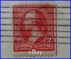 RED LINE 2 CENTS WASHINGTON, beautiful stamp 220c