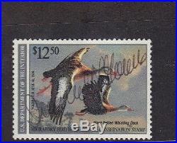 RW57B Federal Duck Stamp Error. Used. Rare #02 RW57Bb