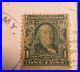 Rare 1902 Series Benjamin Franklin 1 cent stamp #300 1908 Postmark