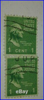 Rare 1938 George Washington 1cent Stamp